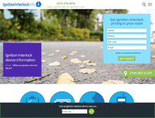 Tablet Screenshot of ignitioninterlockinfo.com